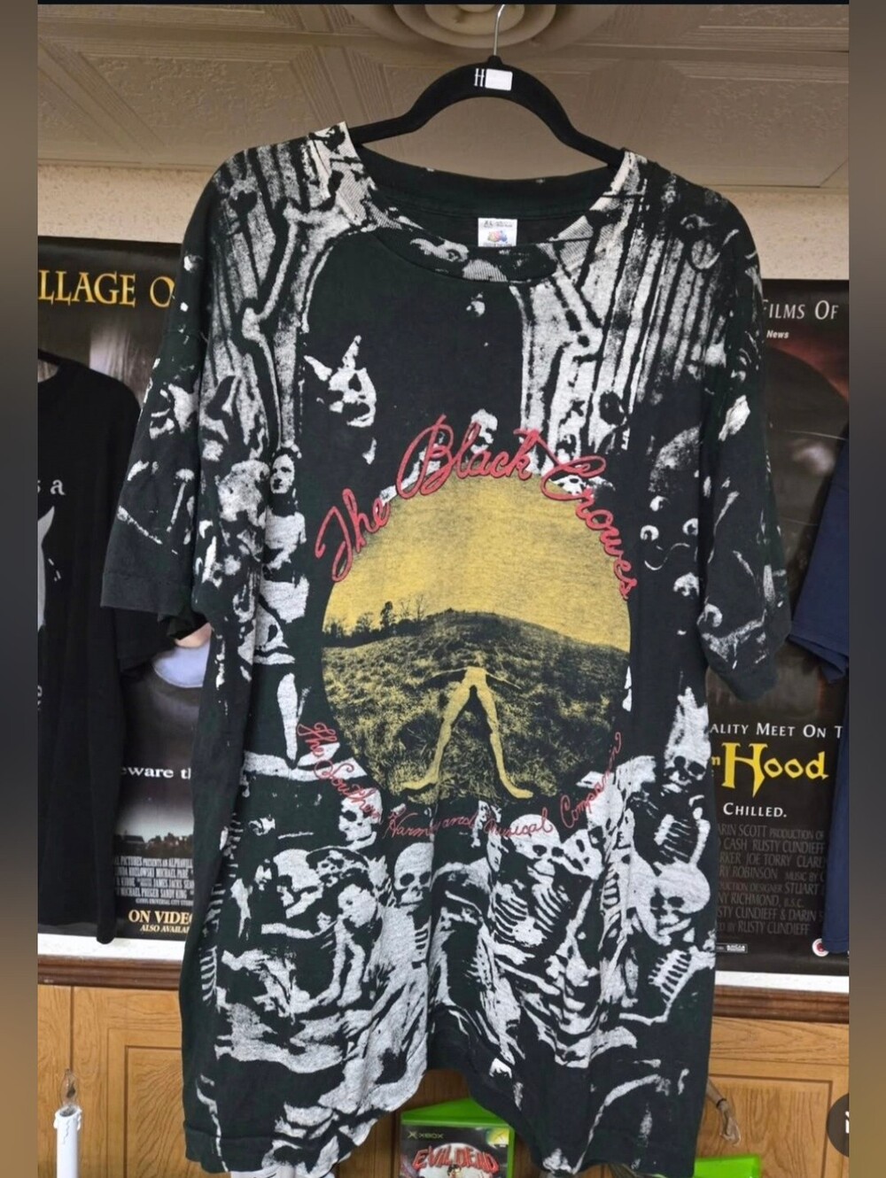 Black Crowes Tour Shirt 90s Aop